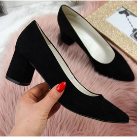 Décolleté Juma W CIT2711D in suede pillar nero 1