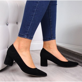 Décolleté Juma W CIT2711D in suede pillar nero 2