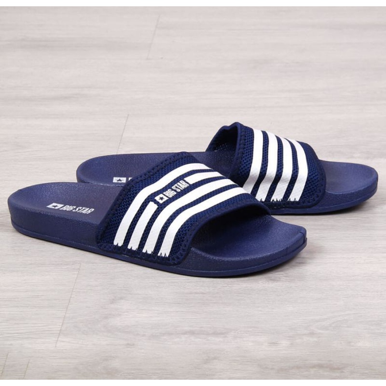 Big Star W FF274A356 ciabatte da spiaggia blu navy 1