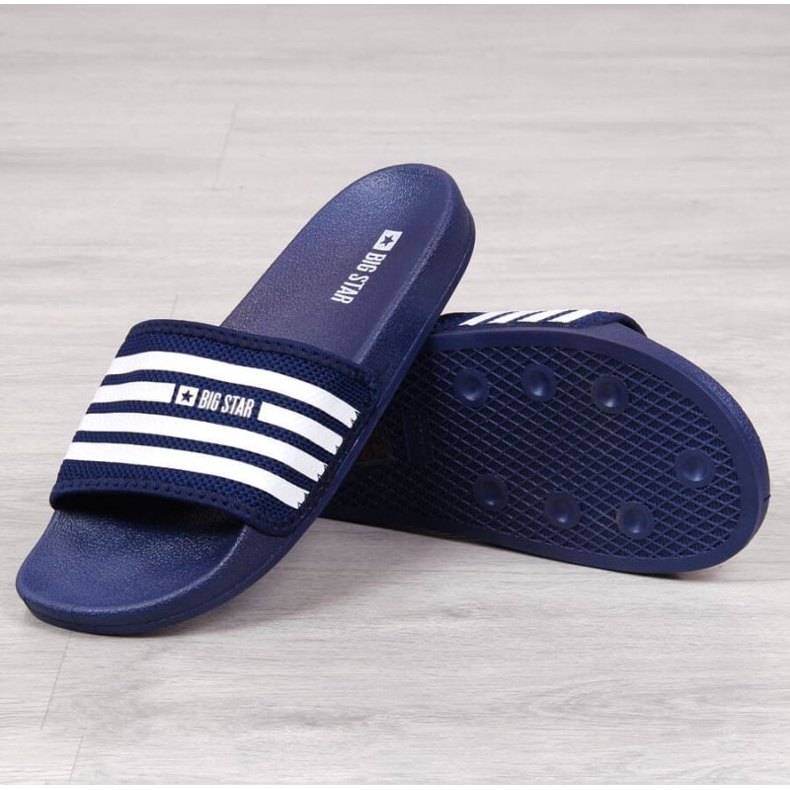 Big Star W FF274A356 ciabatte da spiaggia blu navy 2