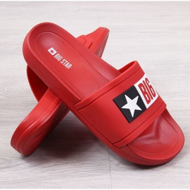 Ciabatte da piscina Big Star M DD174702 rosse rosso 1