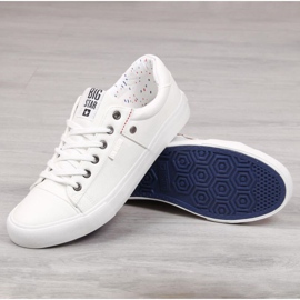 Sneakers basse in ecopelle Big Star M GG174028 bianche bianco 1