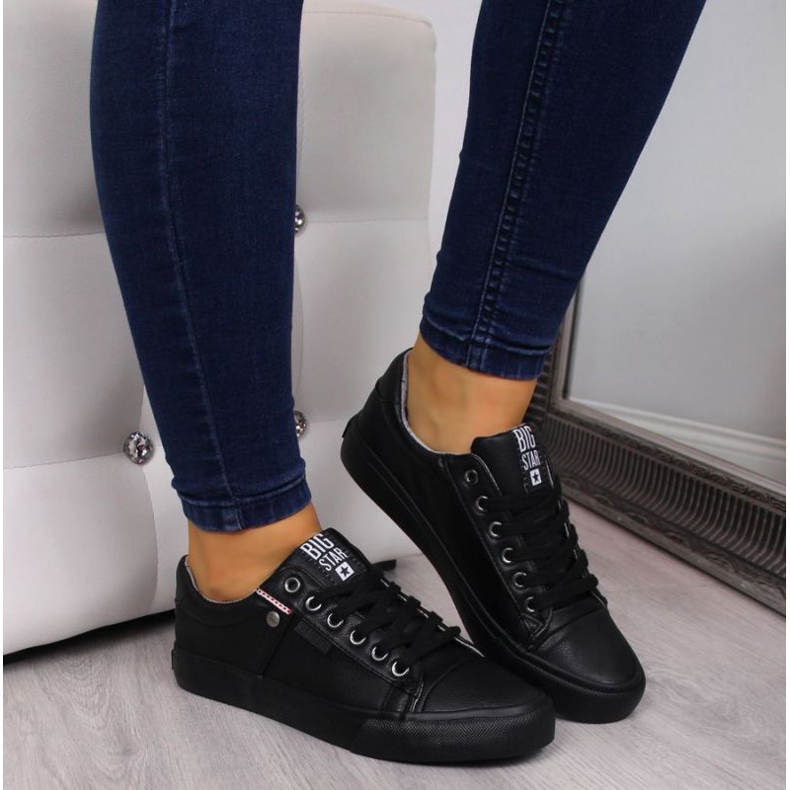 Sneakers basse Big Star W GG274061 nere nero 2