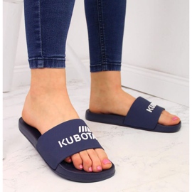 Kubota W KUB1B ciabatte da spiaggia basic blu navy 2