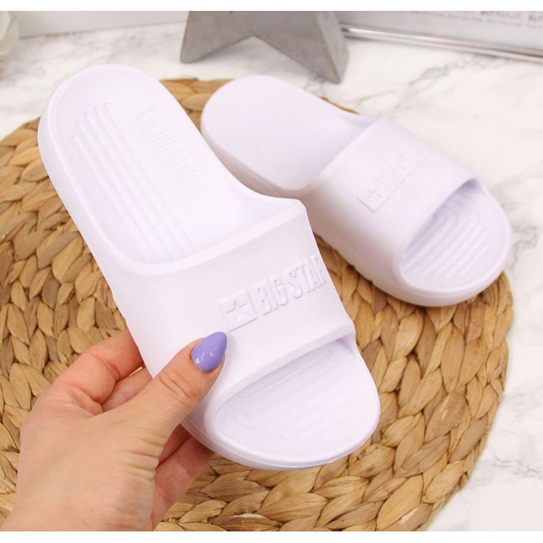Pantofole in schiuma bianca Big Star Jr GG374811 bianco 1
