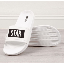 Ciabatte da piscina Big Star M DD174700 bianche per la piscina bianco 1