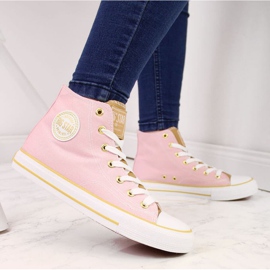 Sneaker alte Big Star W HH274447 rosa beige 2