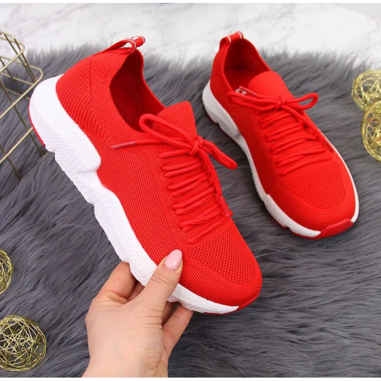 Sneakers Big Star W DD274580 rosse bianco rosso 1