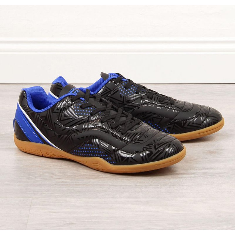 Scarpe indoor American Club Jr. AM763B nere bianco nero 1