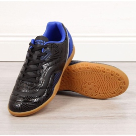 Scarpe indoor American Club Jr. AM763B nere bianco nero 2