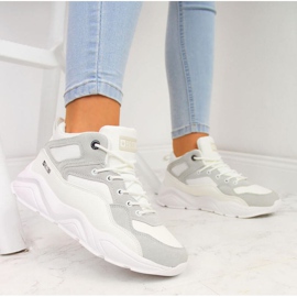 Sneakers sulla piattaforma Big Star W GG274643 bianco 2