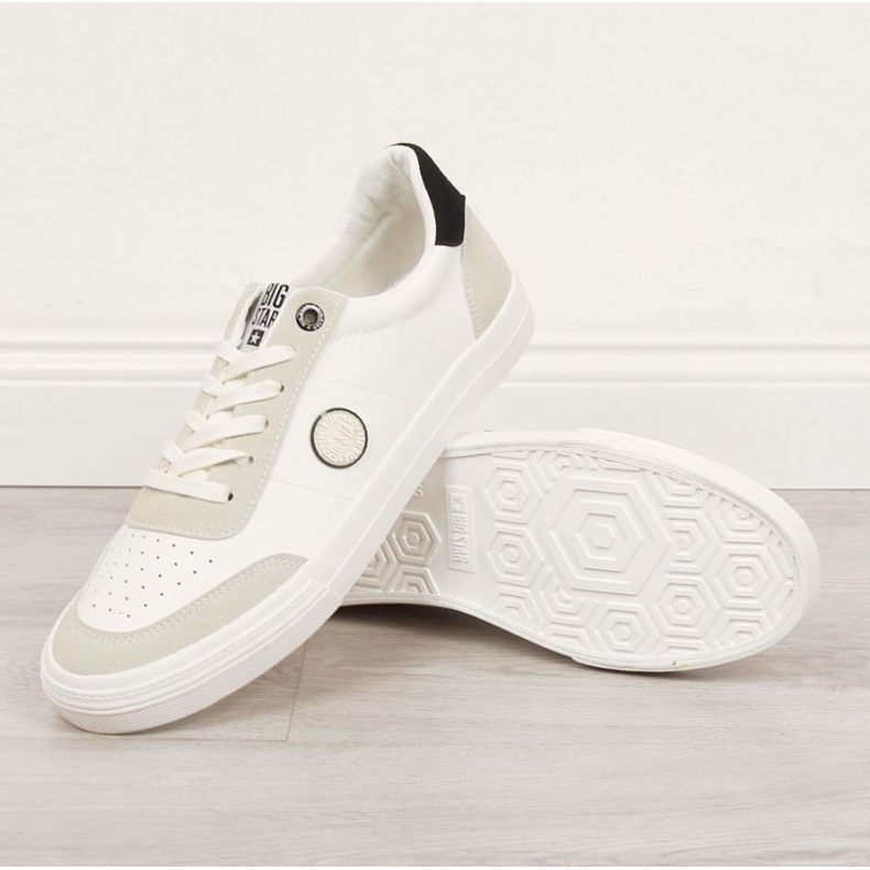 Sneakers basse in ecopelle Big Star M II174009 bianche bianco 1