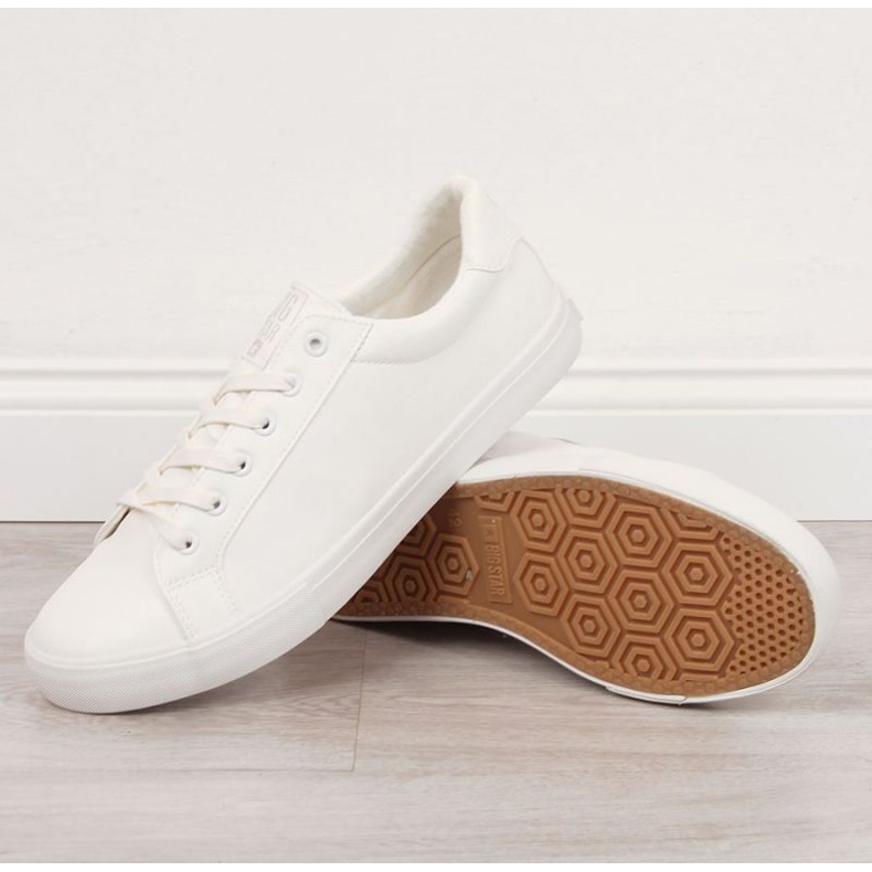 Sneakers basse in ecopelle Big Star M II174028 bianche bianca 1