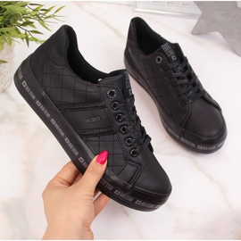 Sneakers basse nere sulla piattaforma Big Star W II274070 nero 1