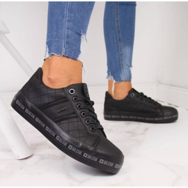 Sneakers basse nere sulla piattaforma Big Star W II274070 nero 2