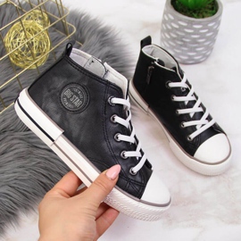 Sneakers in ecopelle Big Star Jr II374003 nere nero 1