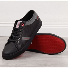 Sneakers basse in ecopelle Cross Jeans M II1R4004C nere nero 1