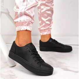 Sneakers basse nere sulla piattaforma Big Star W II274098 nero 2