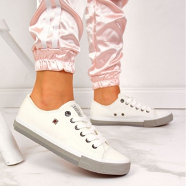 Sneakers basse con ecopelle Big Star W II274230 bianco bianca 2