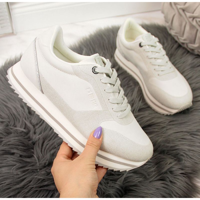 Scarpe sulla piattaforma Big Star W II274216 bianco 1