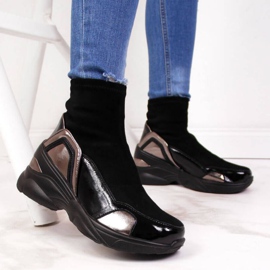 Scarpe con zeppa nere di T.Sokolski W SCA140 nero 2