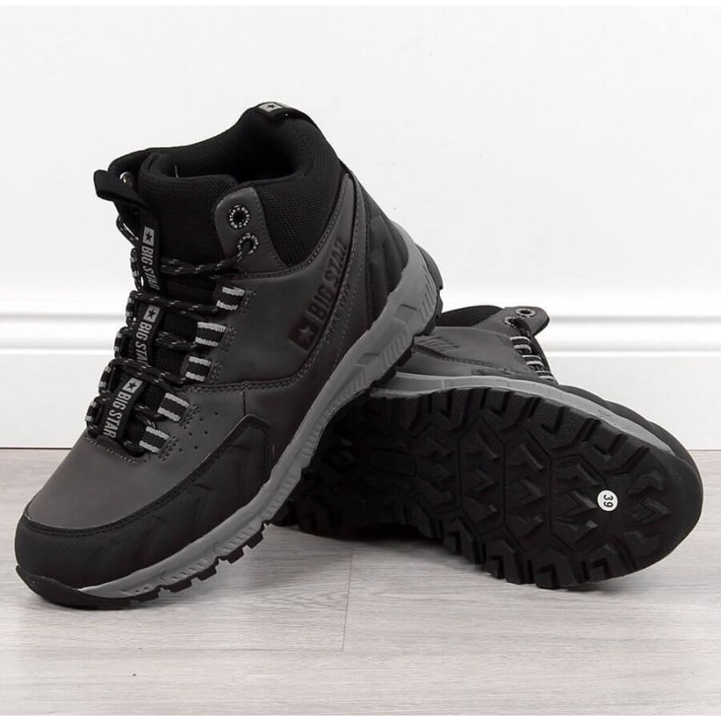 Scarponi da trekking grigi Big Star Jr. INT1622B bianco 1