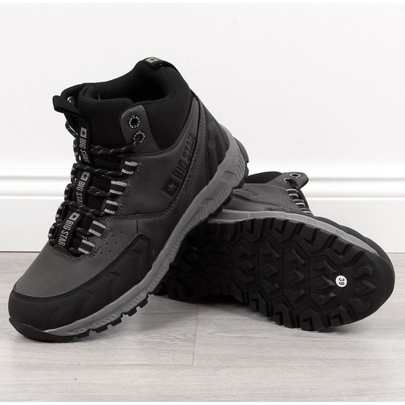 Scarponi da trekking grigi Big Star M INT1624A grigio 2