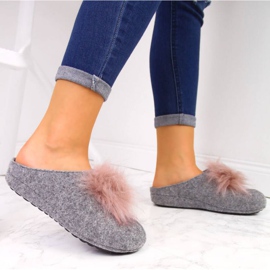 Pantofole Panto Fino W INT1626B grigie grigio 2