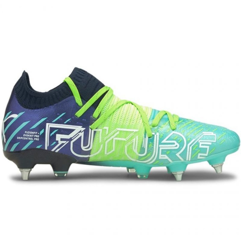Scarpe da calcio Puma Future Z 1.2 MxSG M 106479 03 blu navy, multicolore blu e blu navy 1