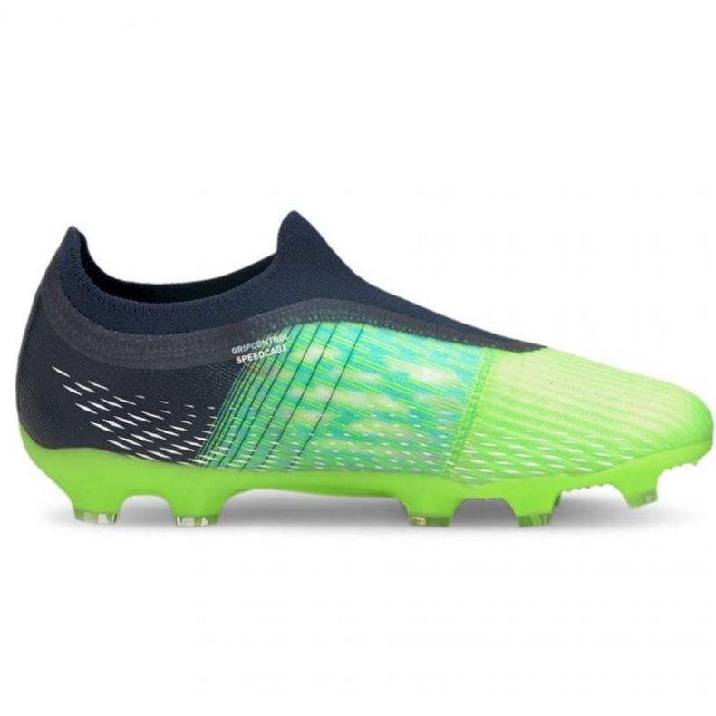 Scarpe da calcio Puma Ultra 3.3 Fg Ag Jr 106529 03 multicolore verde 1