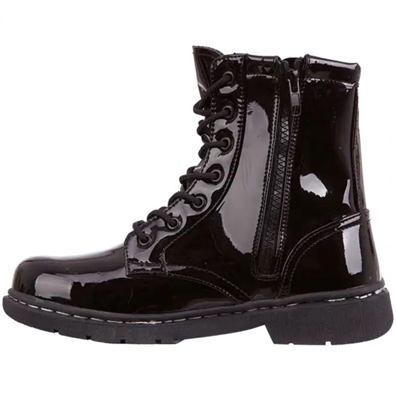 Vernice Kappa Deenish Shine W 242953 1115 scarpe nero 1