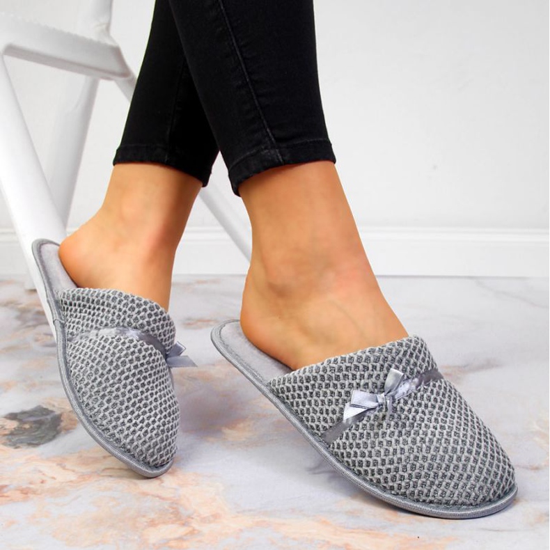 Pantofole da casa Novità W EVE331B grigio 1
