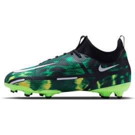 Nike Phantom GT2 Academy Df Sw Mg Jr DM0742-003 scarpe da calcio multicolore verde 1