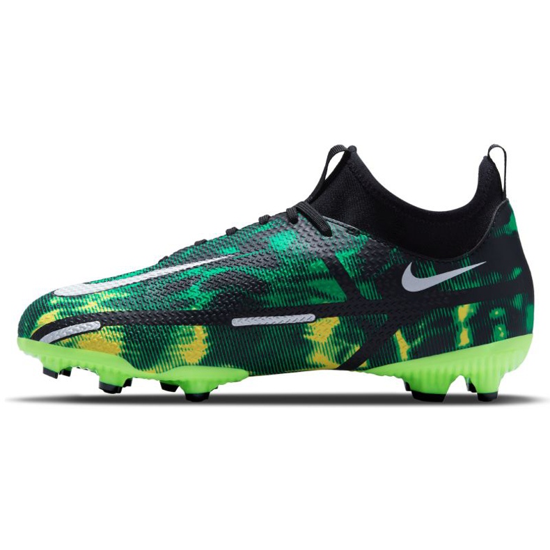 Nike Phantom GT2 Academy Df Sw Mg Jr DM0742-003 scarpe da calcio multicolore verde 1