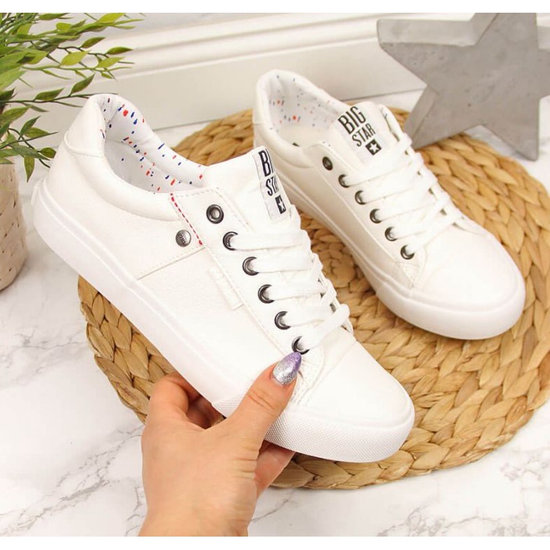 Sneakers basse Big Star W GG274060 bianche bianca 1