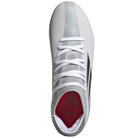 Scarpe da calcio Adidas X Speedflow.3 Fg Jr FY3305 grigio, bianco bianca 2