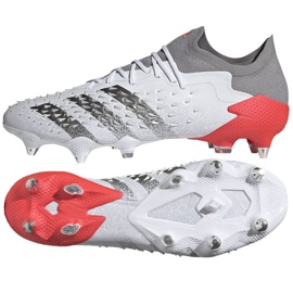 Scarpe da calcio Adidas Predator Freak.1 L Sg M FY6268 bianca bianca 1