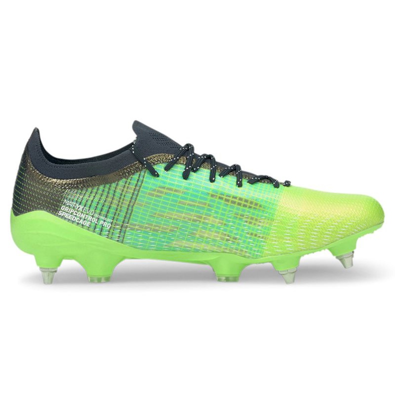 Scarpe da calcio Puma Ultra 1.3 Mx Sg M 106513-03 oro, verde verde 1