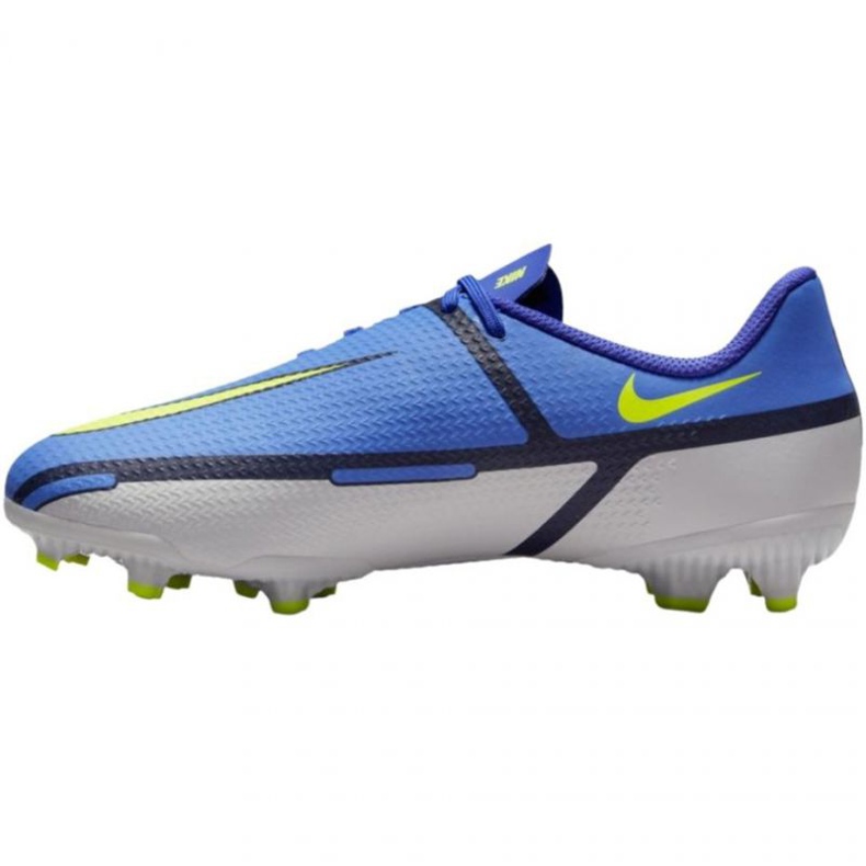 Nike Phantom GT2 Academy FG / MG Jr DC0812 570 scarpe da calcio blu grigio blu 1