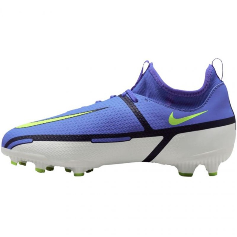 Nike Phantom GT2 Academy Df FG / MG Jr DC0813 570 scarpe da calcio blu grigio blu 1
