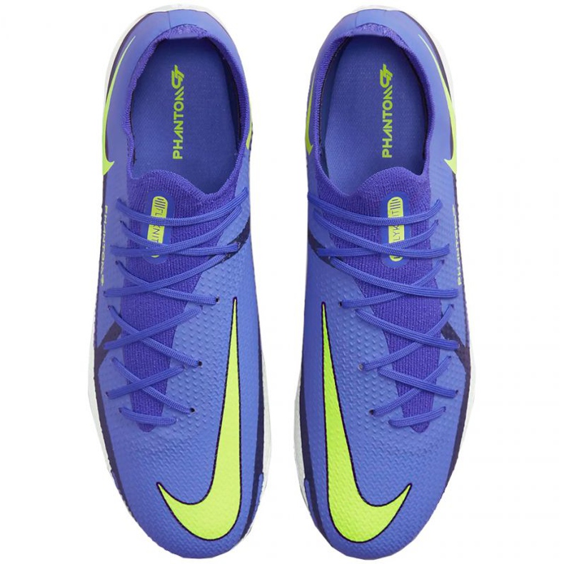 Nike Phantom GT2 Pro Fg M DA4432 570 scarpe da calcio blu bianco blu 1