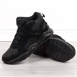Sneakers alte Filippo M PAW305 nere nero 1