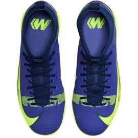 Nike Mercurial Superfly 8 Academy Tf Jr CV0789 474 scarpe da calcio multicolore blu 1