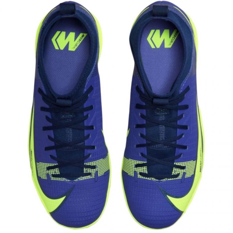 Nike Mercurial Superfly 8 Academy Tf Jr CV0789 474 scarpe da calcio multicolore blu 1