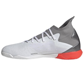 Scarpe da calcio Adidas Predator Freak.3 In M FY6283 grigio, bianco grigio 1