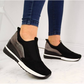 Sneakers con zeppa W Vinceza WM790B nere nero 2