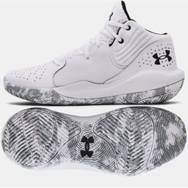 Scarpe da basket Under Armour Jet 21 3024260 103 bianca bianca 1