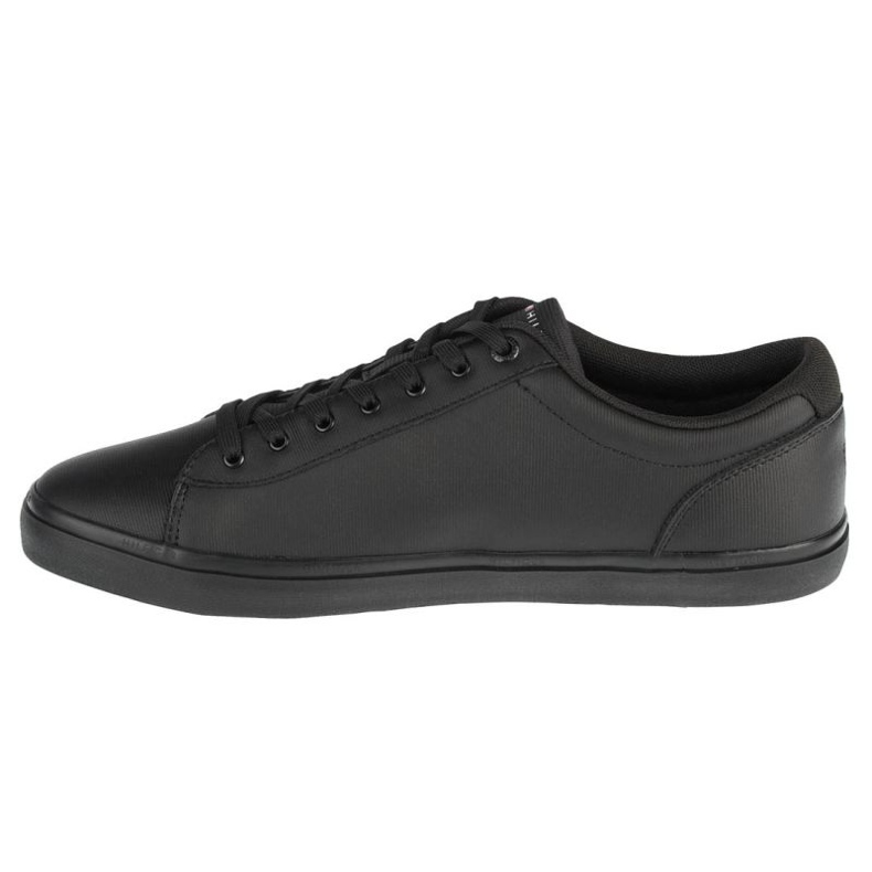Scarpe Tommy Hilfiger Essential Leather Vulc Stripes FM0FM03722-BDS nero 1