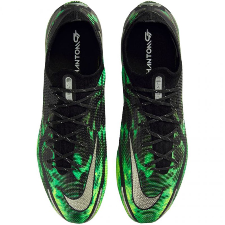 Nike Phantom GT2 Elite Fg Sw M DM0732 003 scarpe da calcio multicolore verde 1