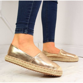 Espadrillas Big Star W HH274503 oro d'oro 2